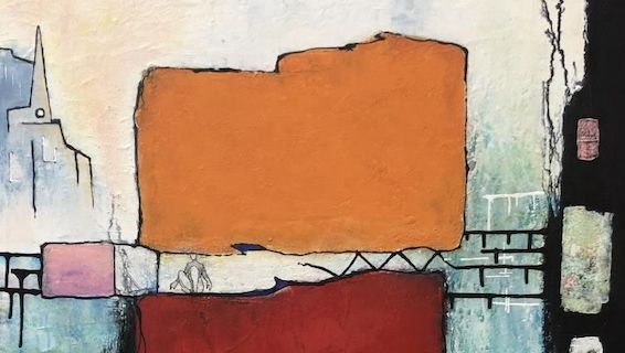 Udsnit af kunstværk af Nadja Djurovic Larsen